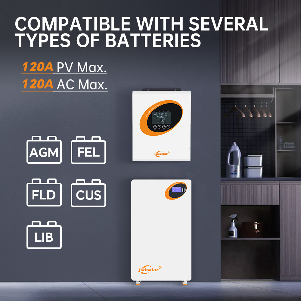 New jsdsolar 6.5KW 48V Hybrid  - Flexible Solar Panel 评论和价格